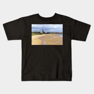 Long Sands Beach Tynemouth Kids T-Shirt